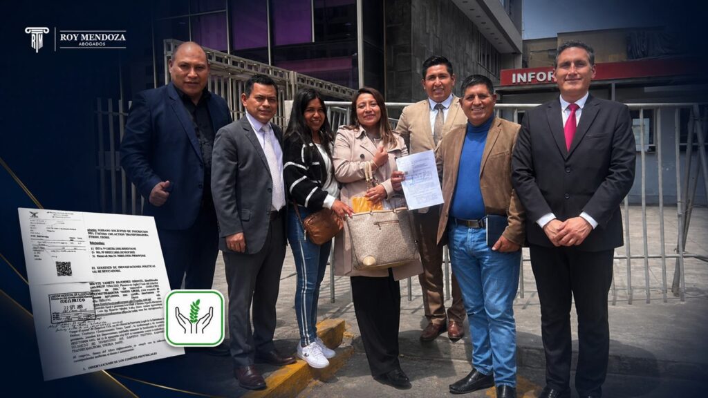 Coalición Transformadora “Tierra Verde” ad portas de completar su inscripción ante el JNE