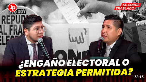 Roy Mendoza en LP Derecho