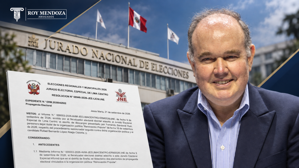 JEE archiva proceso contra Rafael López Aliaga por propaganda electoral