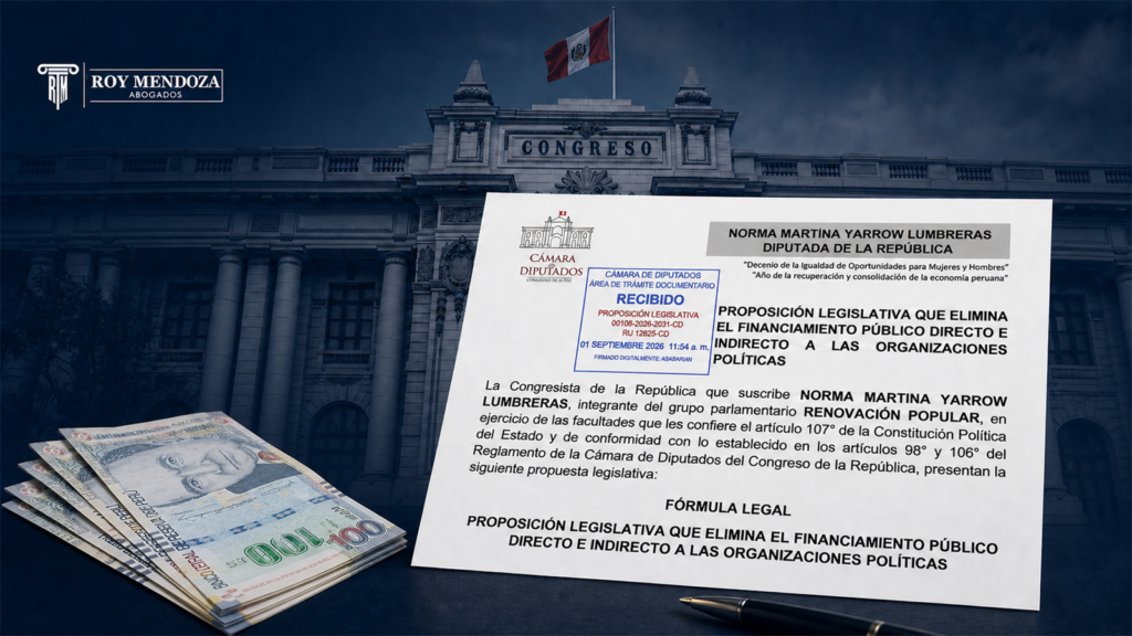 Proyecto de ley para eliminar el financiamiento público de las organizaciones políticas