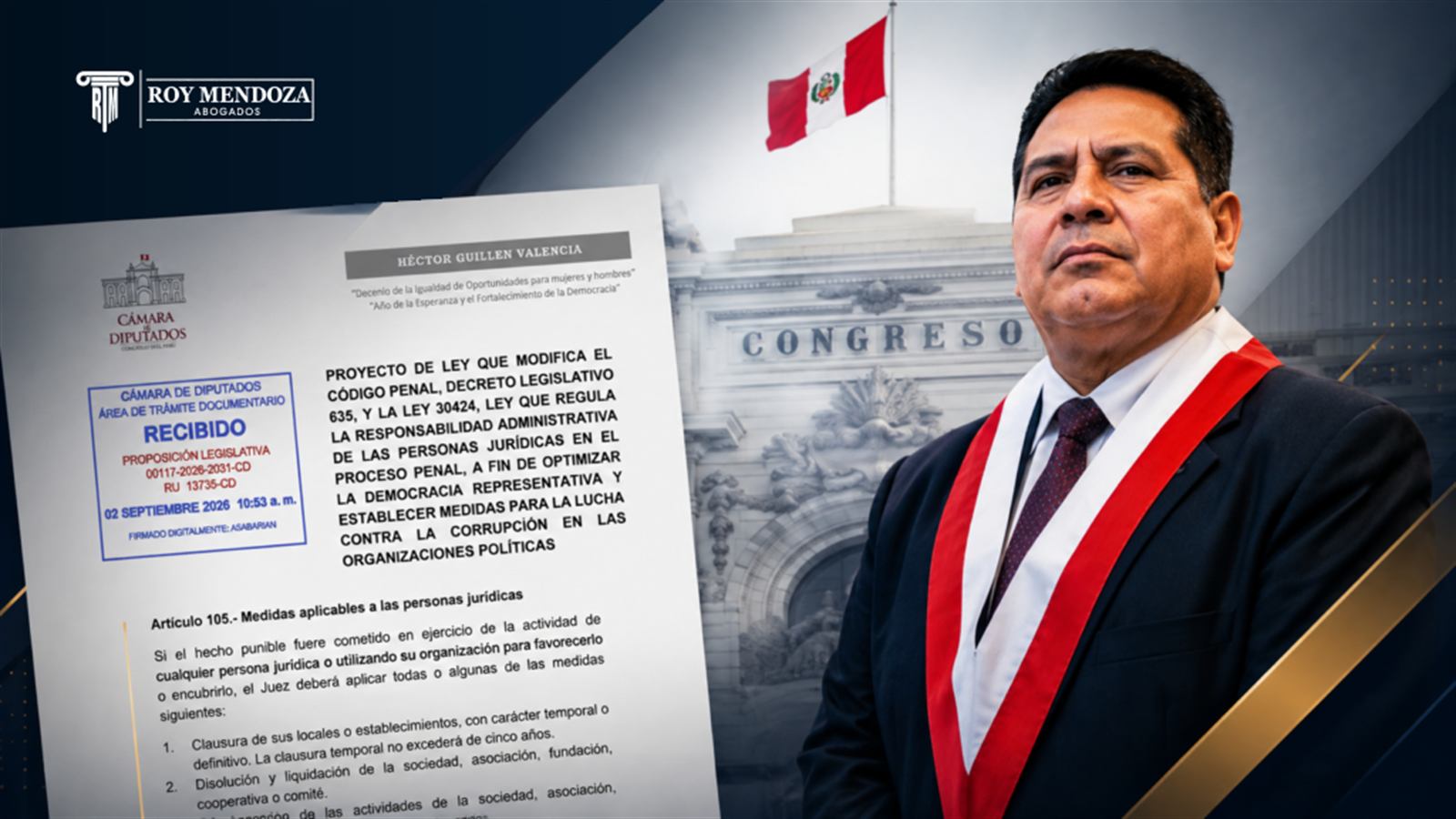 Proponen restituir consecuencias accesorias y responsabilidad administrativa para partidos políticos