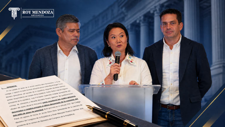 Denuncian penalmente a Keiko Fujimori, Miguel Torres y otras autoridades por promulgación de ley de facultades